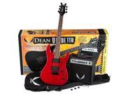 Dean Vendetta XM Tremolo Electric Guitar Pack with Amplifier Red