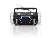 Technical Pro Rechargeable Portable Battery Powered Bluetooth Speaker Black