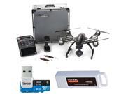 Yuneec Typhoon Q500 4K Quadcopter Drone UHD Kit with 3 Batteries and Lexar 64GB Card