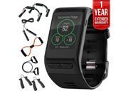 Garmin Vivoactive HR GPS Smartwatch, Regular Fit (Black) w/ Fitness Bundle