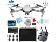 DJI Mavic Pro Platinum Quadcopter Drone + Aluminum Case and Accessory Kit