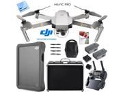 DJI Mavic Pro Quadcopter Drone Fly More Combo Pack Triple Battery w/ Case 2TB HD Kit