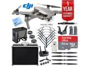 DJI Mavic Pro Platinum Quadcopter Drone + 1 Year Extended Warranty  Accessories Kit