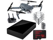 DJI Mavic Pro Quadcopter Drone with 4K Camera with 4TB External HD and 128GB Kit