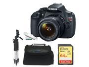 Canon T5 Digital SLR Camera Expo Essentials Accessory Kit