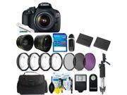 Canon T5 DSLR Camera Body w Canon 18 55mm IS STM Lens Expo Advanced Accessory Kit