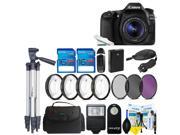 Canon EOS 80D DSLR Camera with 18 55mm Lens Expo Deluxe Accessory Bundle
