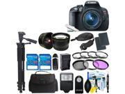 Canon EOS Rebel T5i DSLR Camera with 18 55mm Lens Expo Advanced Accessory Bundle