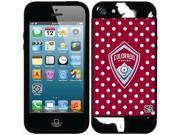 Coveroo Colorado Rapids Polka Dots Design on iPhone 5S and 5 New Guardian Case