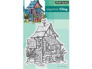 Penny Black PB40291 Penny Black Cling Rubber Stamp 4 in. x 6 in. Sheet Potters Shed