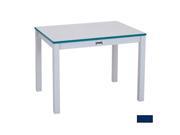 RAINBOW ACCENTS 57620JC112 RECTANGLE TABLE 20 in. HIGH NAVY