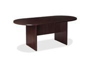 Lorell LLR79054 Conference Table Racetrack 72 in. x 36 in. x 29 in. Espresso