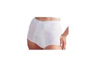 SALK COMPANY 84PHNW006 Health Dri Fancies Heavy Nylon Panty Size 6 White 26 to 28 in.