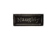 Bulk Buys OF726 72 Naughty Mini Metal Sign Magnet 72 Piece