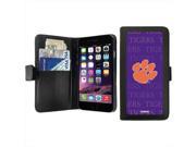 Coveroo Clemson Repeating Design on iPhone 6 Wallet Case