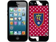 Coveroo Real Salt Lake Polka Dots Design on iPhone 5S and 5 New Guardian Case