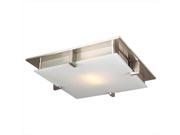 PLC Lighting 908 SN Polipo Ceiling Lights 1 Light Halogen 120V 150W in Satin Nickel