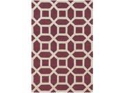 Artistic Weavers AWRS2129 36RD Arise Evie Round Hand Tufted Area Rug Maroon 3 ft. 6 in.