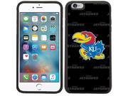 Coveroo 876 9030 BK FBC University of Kansas Dark Repeating Design on iPhone 6 Plus 6s Plus Guardian Case