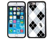 Coveroo 875 6709 BK FBC Chicago White Sox Argyle Design on iPhone 6 6s Guardian Case