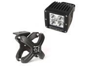 Omix Ada 15210.37 Small X Clamp Square LED Light Kit Textured Black