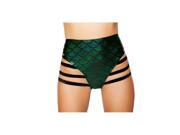 Roma Costume SH3281 Green S M High Waisted Side Strapped Shorts Green Small Medium