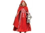 Morris Costumes PP4097LG Princess Red Riding Child 10
