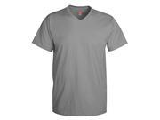 Hanes 498V Adult V Neck Nano T T Shirt Vintage Grey Medium