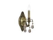 Crystorama Lighting 5561 AB GTS Dawson Collection Wall Sconce Antique Brass