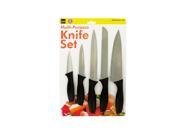 Bulk Buys OL015 4 Multi Purpose Kitchen Knife Set 4 Piece