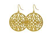 Dlux Jewels Brass Gold Eurowire Earrings
