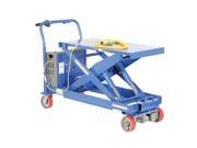 Vestil CART 2000 CTD Traction Drive Electric Cart 20 x 40 in. 2000 lbs