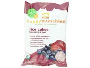 Happy Baby 1235241 Organic Blueberry Beet Munchies Rice Cakes 1.4 oz Case of 10