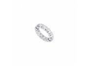 Fine Jewelry Vault UBPTR200D325 101RS10 2 CT Platinum Diamond Eternity Band April Birthstone Gift Second Wedding Anniversary Gift Size 10