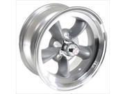 Wheel Pros 1055761 Vn105 Torq Thurst D Wheel 5 x 4.75 Gray Machined Lip