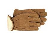 Boss Lined Split Leather Glove Brown Large Pack Of 6 4176L 1070L
