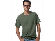 Hanes 5170 Comfortblend Ecosmart Crewneck Mens T Shirt Size Large Heather Green.
