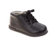 Smart Step ST2136 Unisex Leather Infant Walking Shoes Black Medium Size 6.5