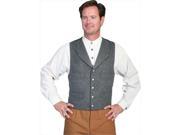 Scully 520924 CHA M Mens Wahmaker Wool Blend Vest Charcoal Medium