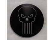 Helm 5 in. Round Billet Aluminum Trailer Hitch Cover Punisher One