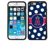 Coveroo 875 6722 BK FBC LA Angels of Anaheim Polka Dots Design on iPhone 6 6s Guardian Case