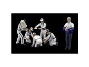 True Scale Miniatures 10AC06 Pit Crew Figurines Martini Racing Set of 6 for 1 43 Scale Models