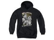 Trevco Popeye Only The Strong Youth Pull Over Hoodie Black Small