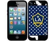Coveroo Los Angeles Galaxy Polka Dots Design on iPhone 5S and 5 New Guardian Case