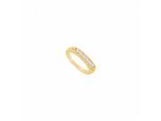 Fine Jewelry Vault UBJS544BY14D 101RS4 Diamond Wedding Band 14K Yellow Gold 0.25 CT Size 4