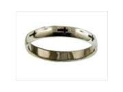 Forgiven Jewelry 04439X Ring Crosses Thin Band Stainless Size 6