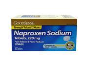 Good Sense Naproxen Sodium 220 mg Pain Reliever Fever Reducer Tablets 50 Count Case of 24