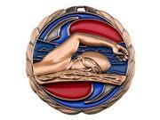 Simba CEM331B 2.5 in. Color Epoxy Medallion Swimming Bronze