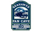 Seattle Seahawks Wood Sign 11 x17 Established Design