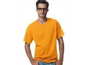 Hanes 5170 Comfortblend Ecosmart Crewneck Mens T Shirt Size 3X Gold Yellow.